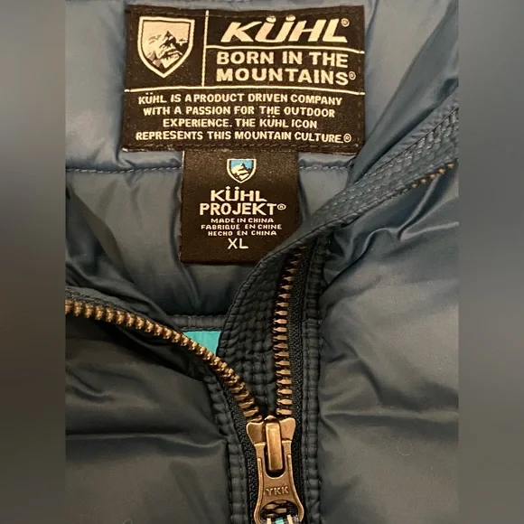 Kuhl Spyfire Jacket | Size XL | Down | Lagoon Blue - Picture 5 of 9